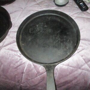 vintage bobby flay 11" flat cast iron grilling pan